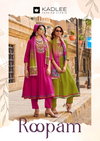 Roopam By Kadlee Mull Chanderi Kurti With Bottom Dupatta Exporters In India